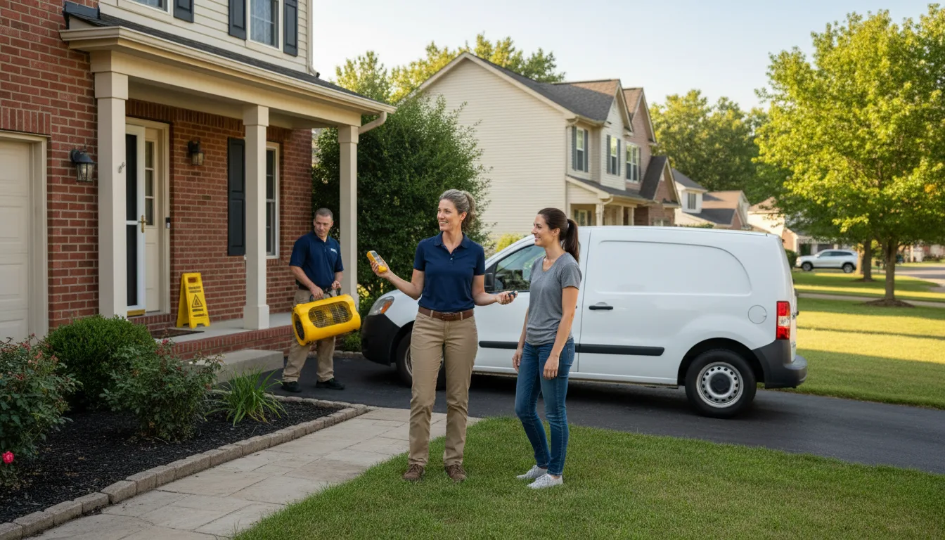 Residential water damage restoration in Tonalea, AZ